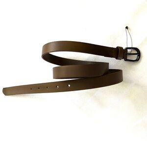 Martina Mori Brown Leather Belt Made in Italy. Women’s OS - 41” NWOT.